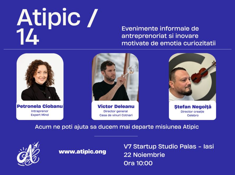 ATIPIC – Comunitatea antreprenorială din Iași | Conectăm oameni și idei spre succes